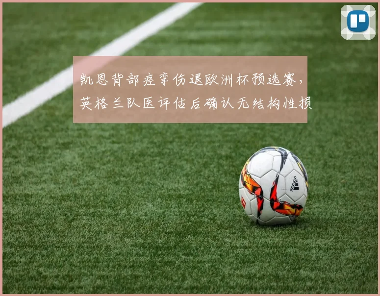 凯恩背部痉挛伤退欧洲杯预选赛，英格兰队医评估后确认无结构性损伤